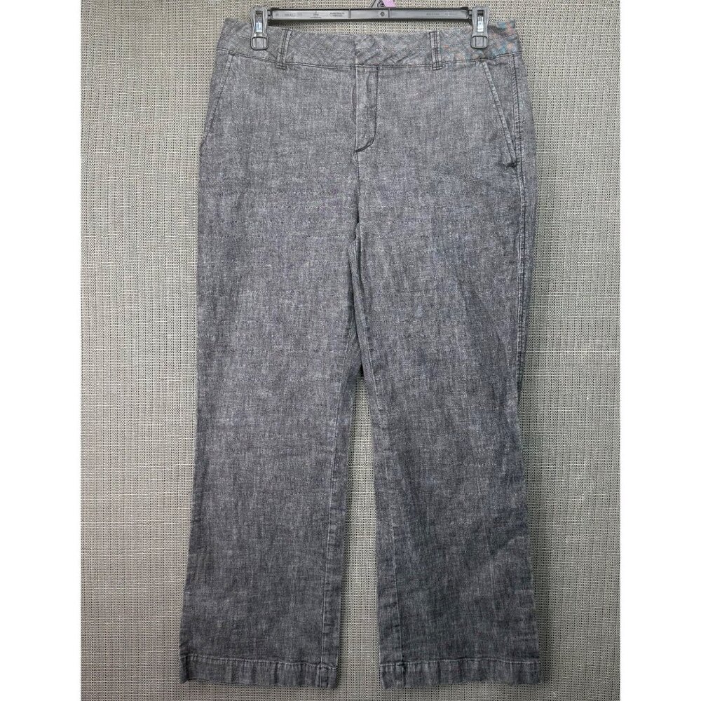 Coldwater Creek Womens Size 14 Gray Trouser Fit Mid Rise Straight Leg jeans